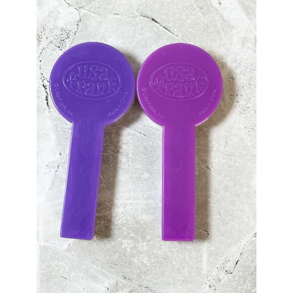 Lisa Frank Stacking Ball Puzzles Party Favors Vintage Y2K Rainbow Purple - Picture 4 of 4